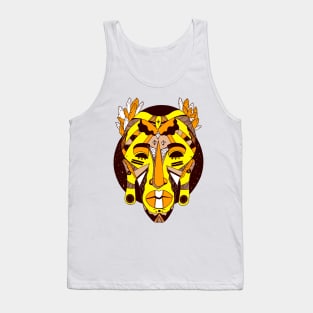 African Mask 1 - Yellow Edition Tank Top